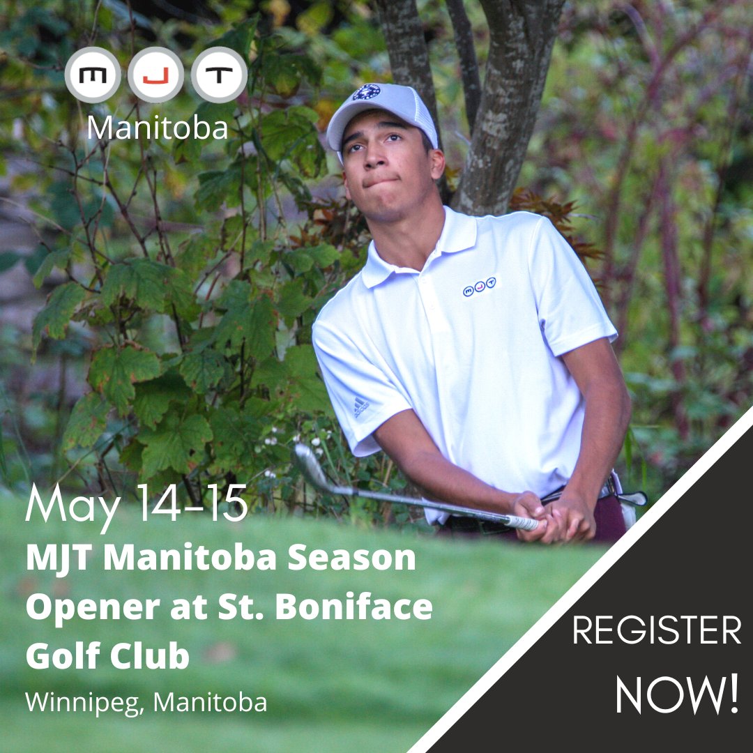 Ready to golf this spring Manitoba and Atlantic Canada? We have our SEASON OPENERS NEXT WEEKEND! 🥳 There is still room to sign up &amp; gain qualifying points towards the MJT Nationals in Florida this year! for more info on tournaments visit the link here maplejt.com/tour.php?when=…
