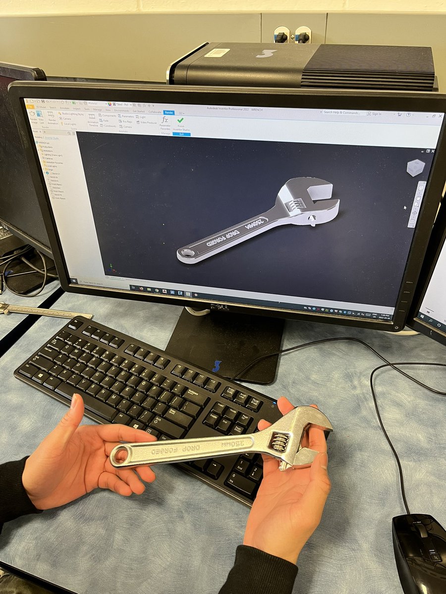 shsdrafting's tweet photo. Students are working on reverse engineering projects #inventor #sisler #winnipegsd #DRAR3g https://t.co/ktpjwYDxZO