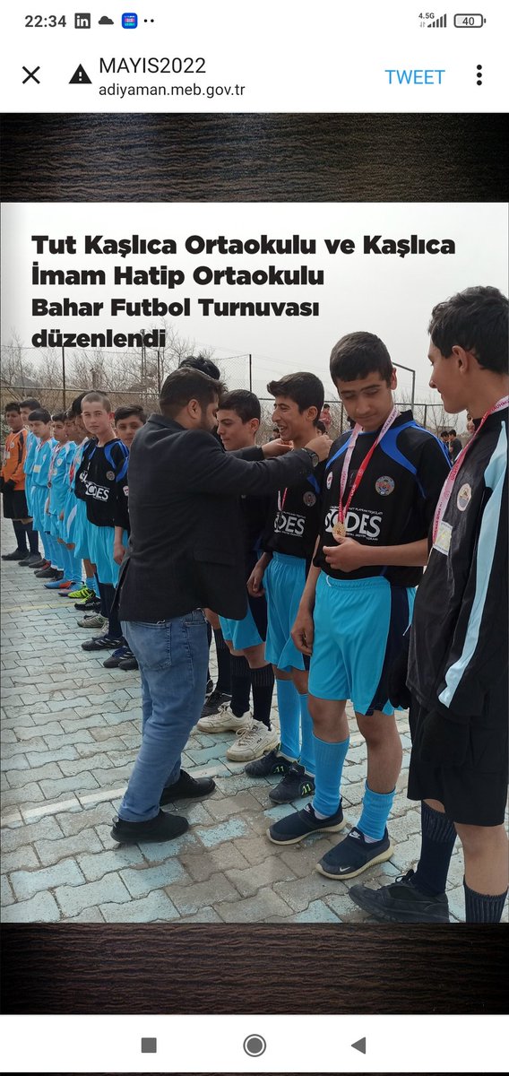 Adıyaman İl Millî Eğitim Müdürlüğünce çıkarılan 81 Çalıkuşu Adıyaman e-derginin 3. Sayısında kaslica ortaokulumuzda yer aldı. 🤾🤾🫶👏
<a href="/Tut_Kaymakamlik/">Tut Kaymakamlığı</a> <a href="/TalipYCEL2/">Talip YÜCEL</a> <a href="/KaslTut/">Tut Kaşlıca Ortaokulu/İmam Hatip Ortaokulu</a>