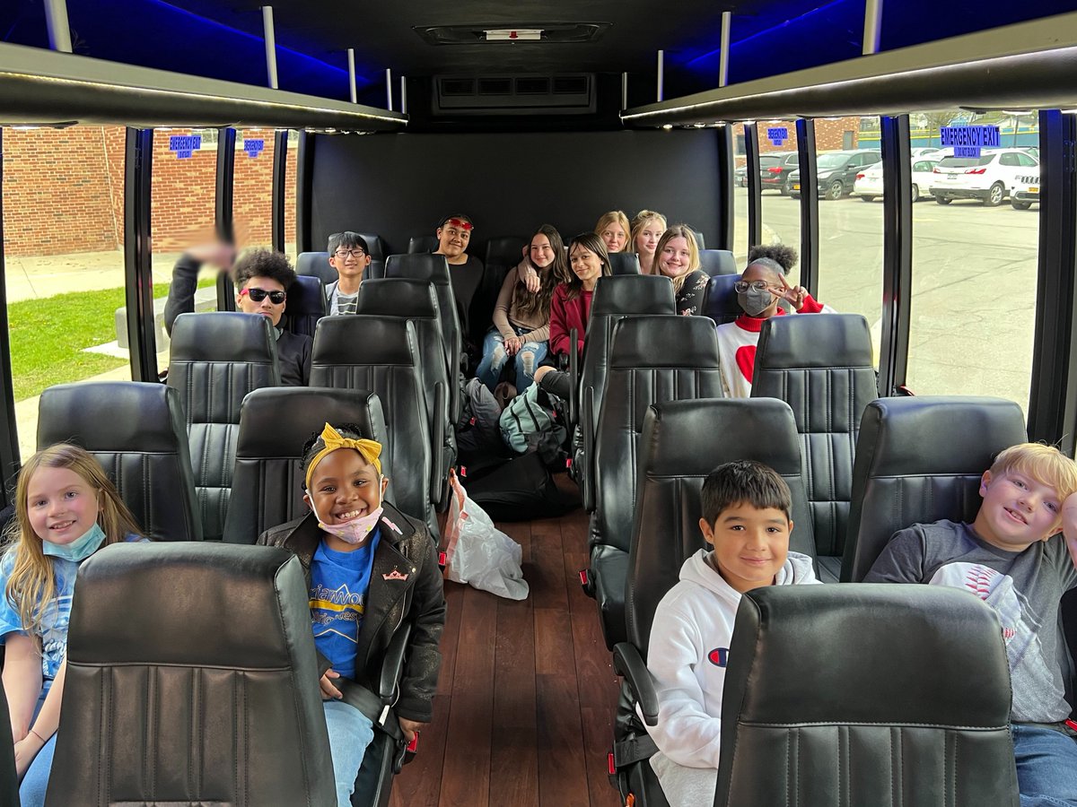 YOUNG VOICES: This is small portion of the approximately 40 West Irondequoit students who are headed west for the 4 PM student-led Youth Voices Conference, hosted by Buffalo State! We are among the 20+ districts across WNY celebrating remarkable stories and the talent of students