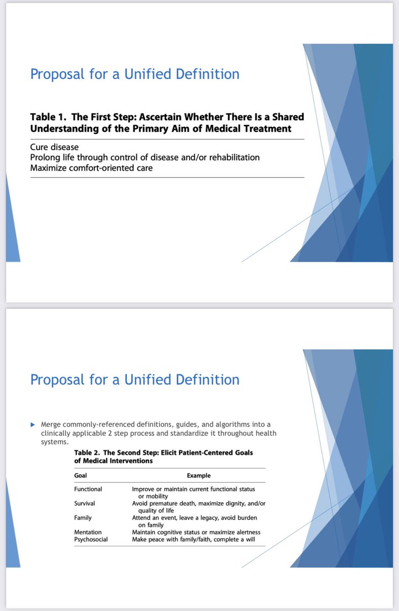 postscriptmd's tweet photo. @AdrienneKlement proposing a Unified Definition of what we intend when when we say “Goals of Care” #hapc #greatlakespalliative22 https://t.co/ffqcCEnitf