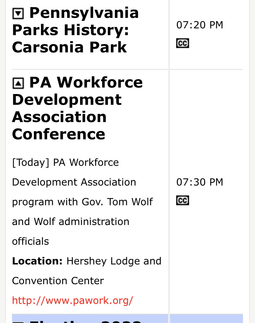 paworkforce's tweet photo. If you missed our panel this am with ⁦@GovernorTomWolf⁩ and executives from ⁦@PALaborIndustry⁩ , ⁦@PADeptofEd⁩ and ⁦@PAHumanServices⁩ you can check it out here!  https://t.co/KkrgvWbwL8 #wkdevworkspa #WkDevRedesigned https://t.co/TmsWJsAhPv
