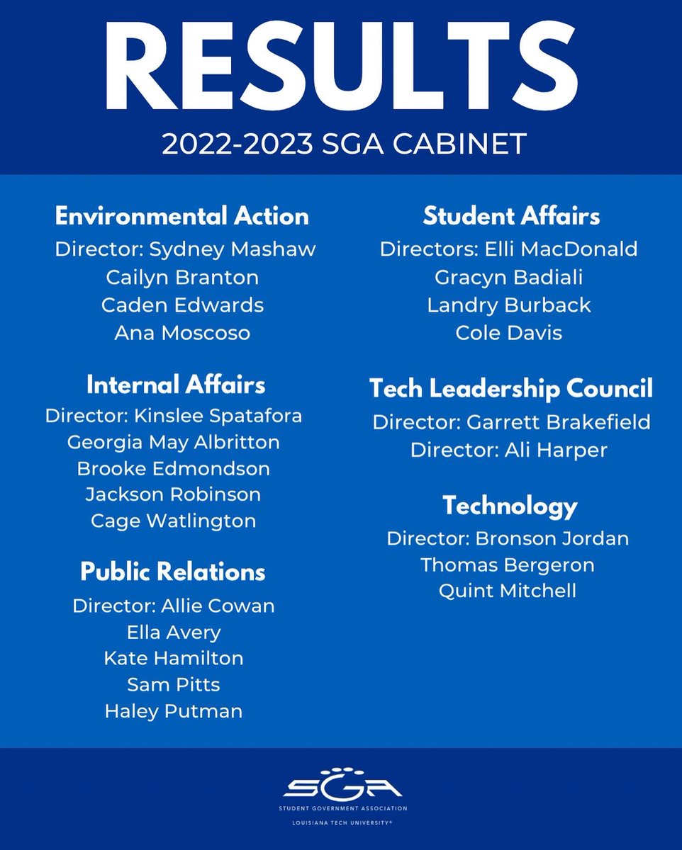 Louisiana Tech SGA tweet media