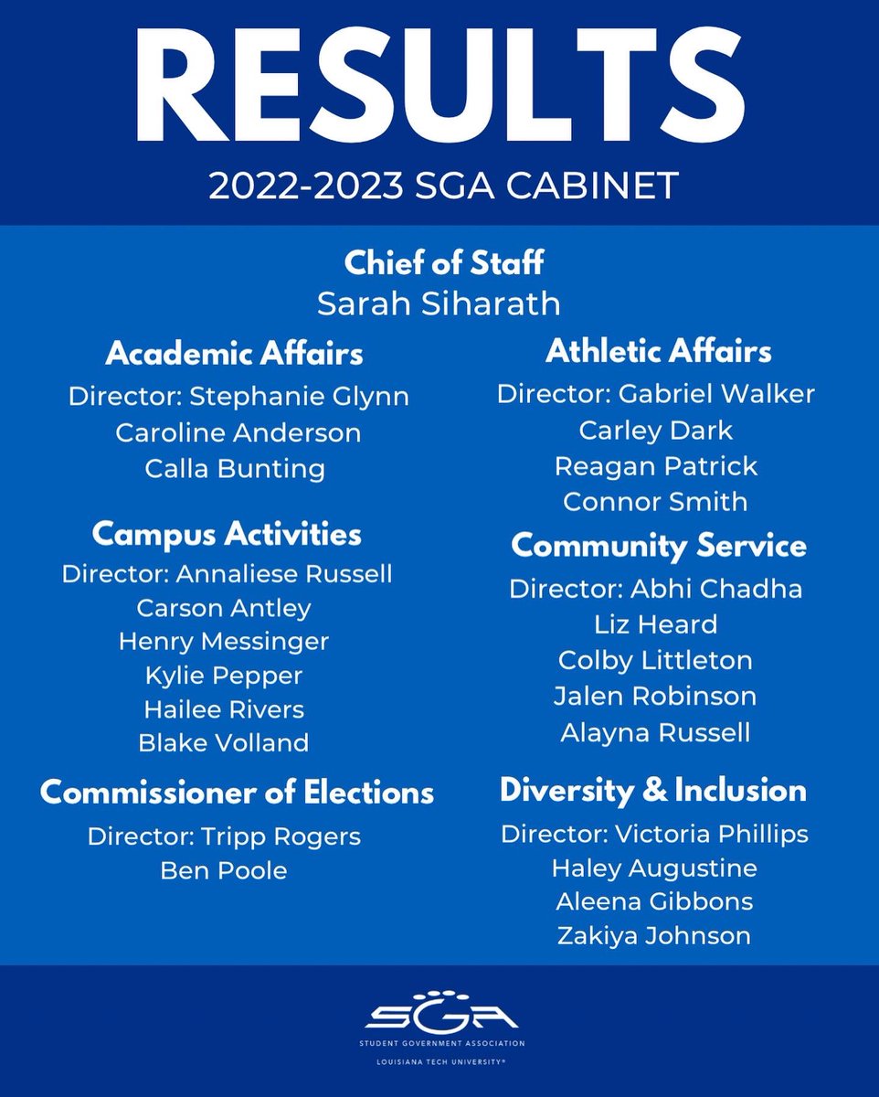 Louisiana Tech SGA tweet media