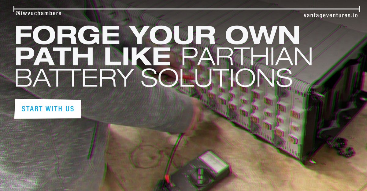 From the Business Plan Competition to <a href="/VantageWV/">Vantage Ventures</a> Auggie Chico of Parthian Battery Solutions continues to grow his business in West Virginia and work towards the goal of a greener future. Full story available here: ow.ly/T6eo50J1ERI