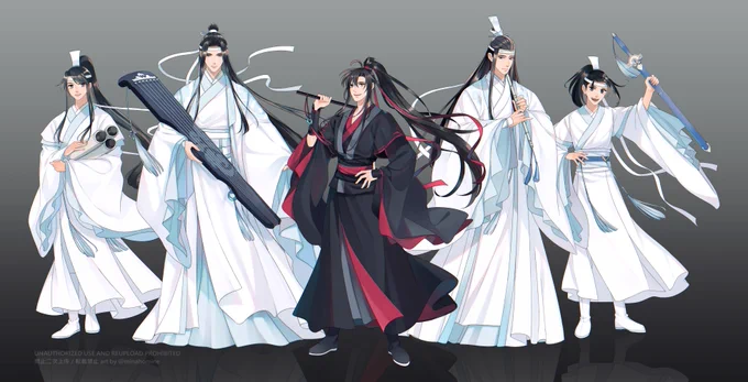 old art from 2019-2020? for a cancelled SG modao fan event due to covid >< 