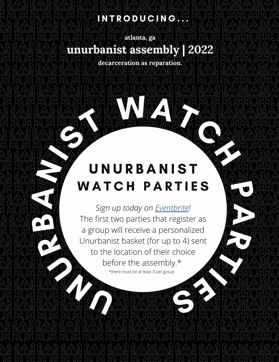 Introducing.....Unurbanist Watch Parties 🎟 🎉 Tell your friends, classmates, colleagues, sorors and more to pull up and make it a party! And we have something special for the first two groups that sign up 👀