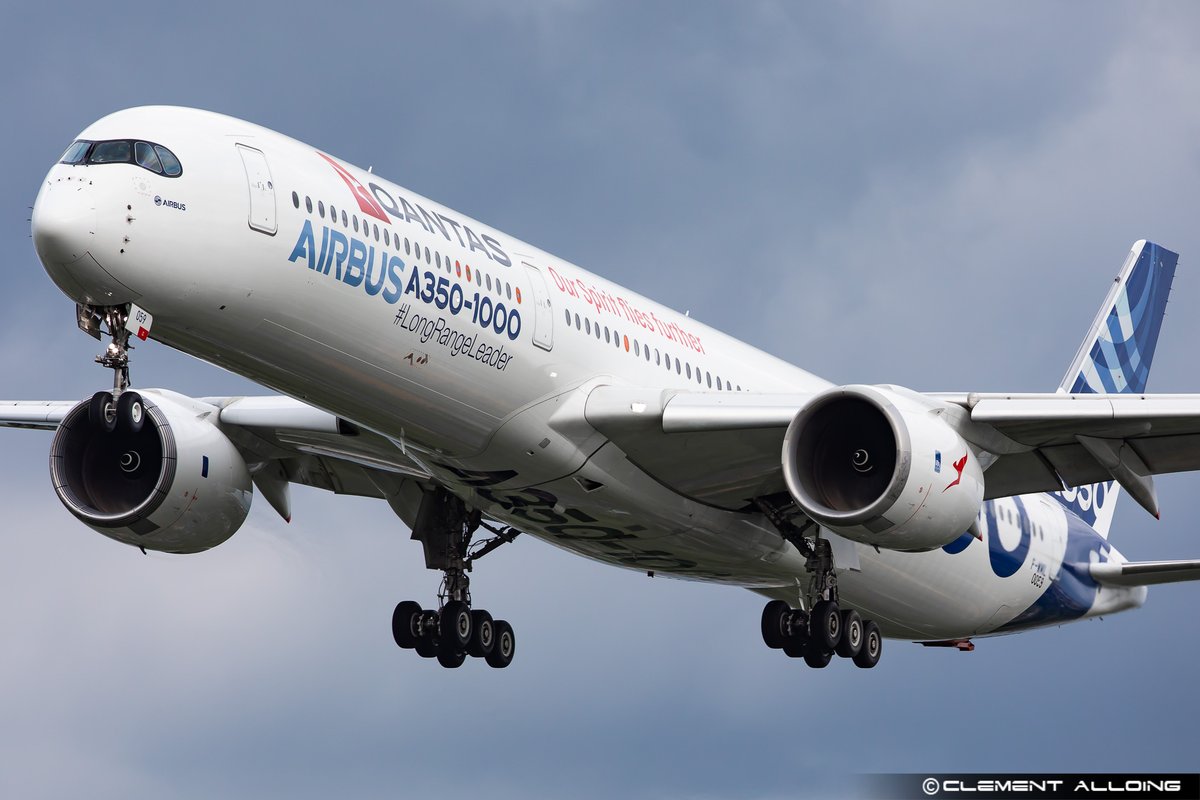 CAlloing's tweet photo. And she is back after a long trip around the world !! @Airbus #A35k #FWMIL is back from #Australia via Réunion Island , to present the futur widebody for @Qantas ! #LongRangeLeader ! #Avgeeks #Avgeek https://t.co/VoPeEenxQO