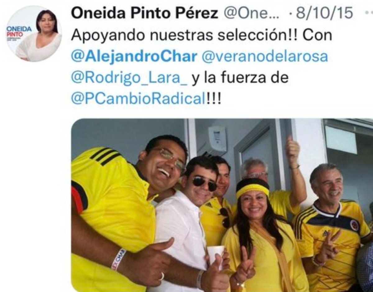 MIDEBUT2022's tweet photo. @FicoGutierrez @JOHNGOMEZ0819 Pero primero recibiste el apoyo de @PCambioRadical de #ÑeñeHernandez @AlejandroChar #KikoGomez y #OneidaPinto causantes del hambre, pobreza y sequía que casi matan de hambre a #LuisDiaz https://t.co/zOVFnlTZ7t