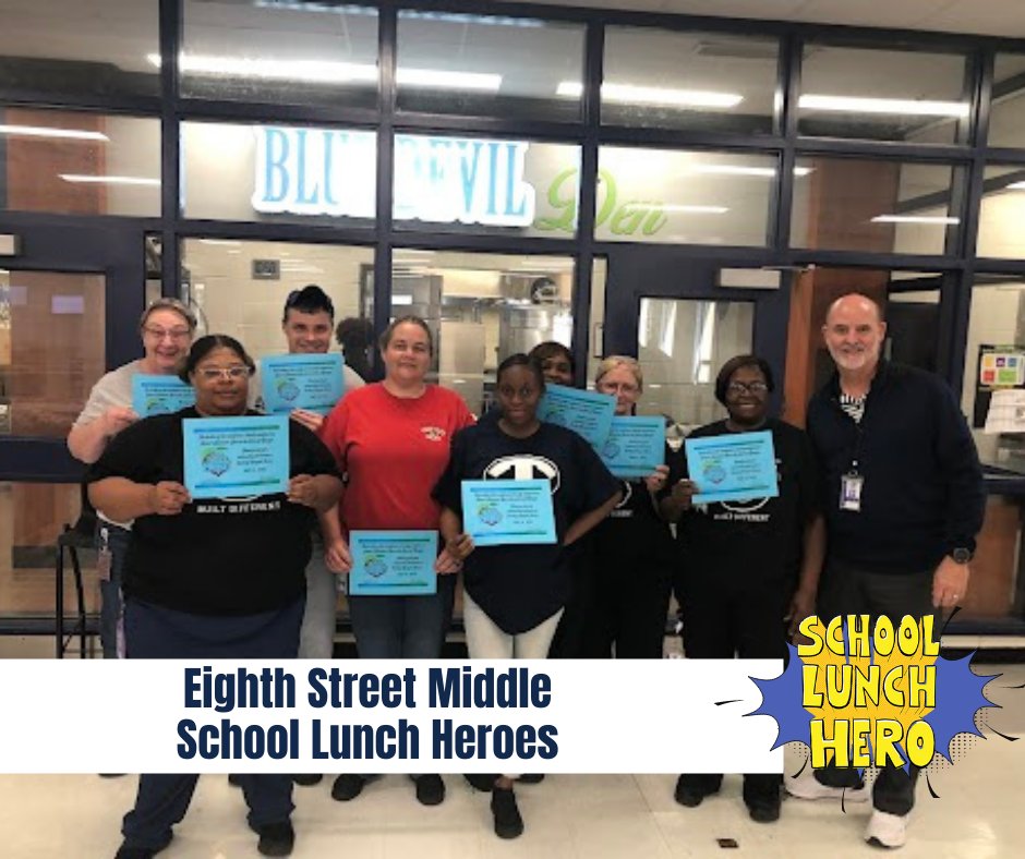 More pictures from School Lunch Heroes Day! #4theT