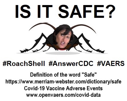 SteveCameronPr1's tweet photo. The crook @CDCDirector #RoachShell #RochelleWalensky must be held accountable for her crimes, so that it never happens again #ArrestRochelle #pfizerdocuments #ClotShot #JandJBloodClots #AnswerCDC #VAERS: https://t.co/cbdqTg6edy