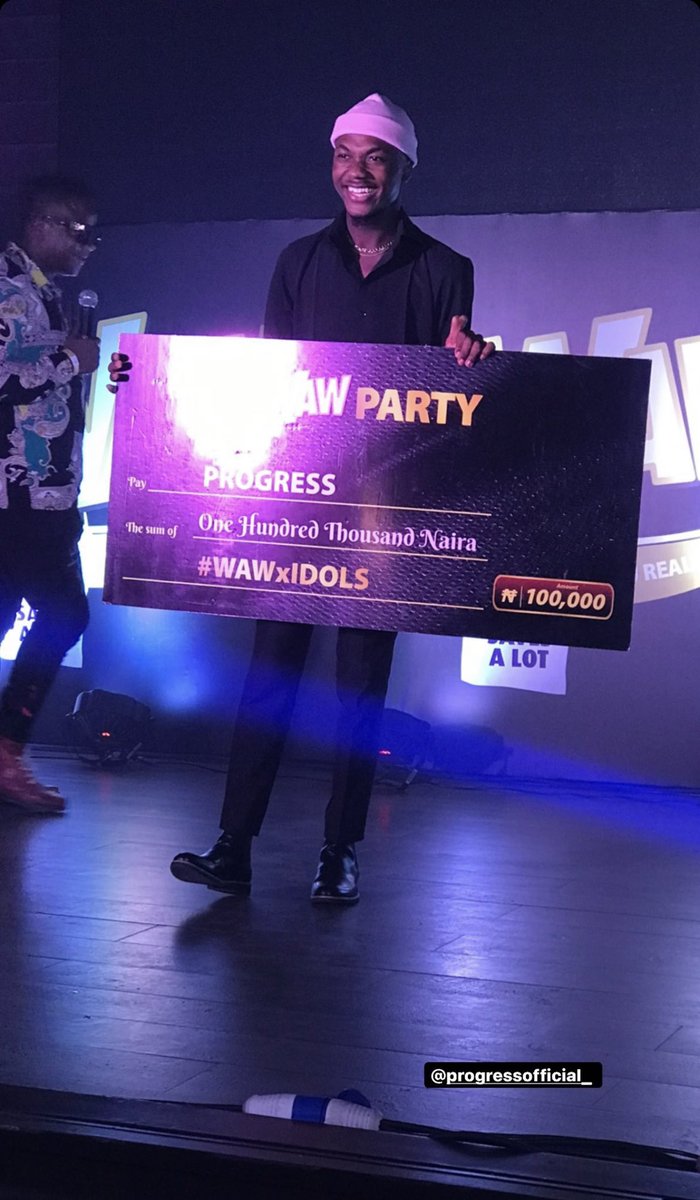 STEFLoKs's tweet photo. #WAWxidol #progress
#wawparty 
#NigerianIdol https://t.co/dIgWWTyCMz