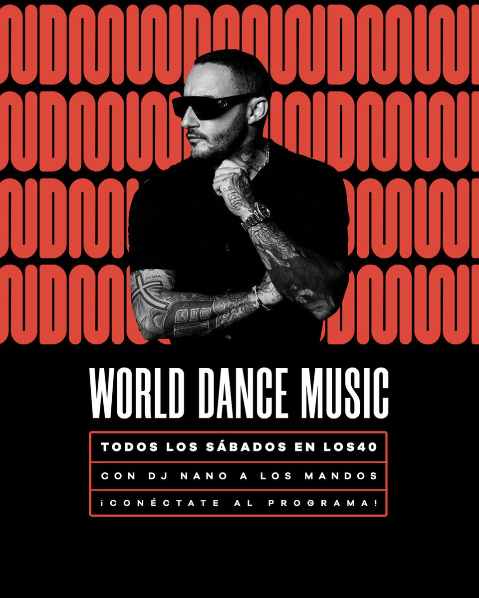 ¡¡Arranca World Dance Music con <a href="/DjNanoShow/">Dj Nano</a> !! 🎧🎼

El programa global de electrónica de <a href="/los40/">LOS40</a>  ¡Conéctate!  play.los40.com