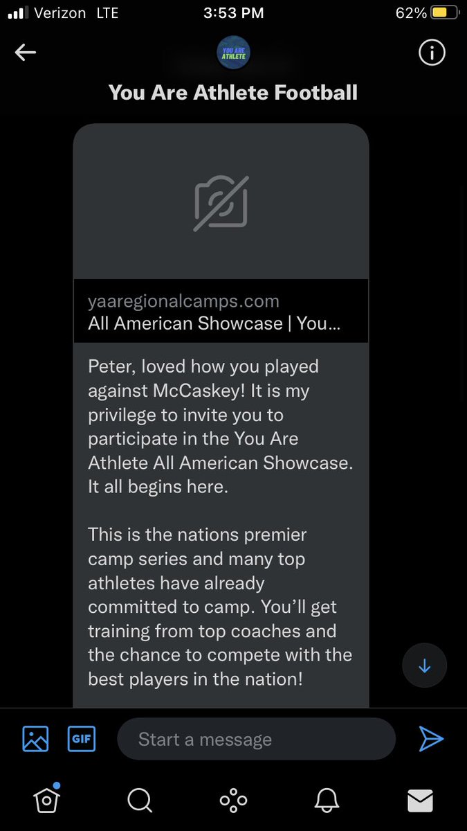 SkiadasPeter's tweet photo. Extremely excited to be invited to the all American showcase for kicking and punting blessed for the opportunity! https://t.co/qgThWjQhX3