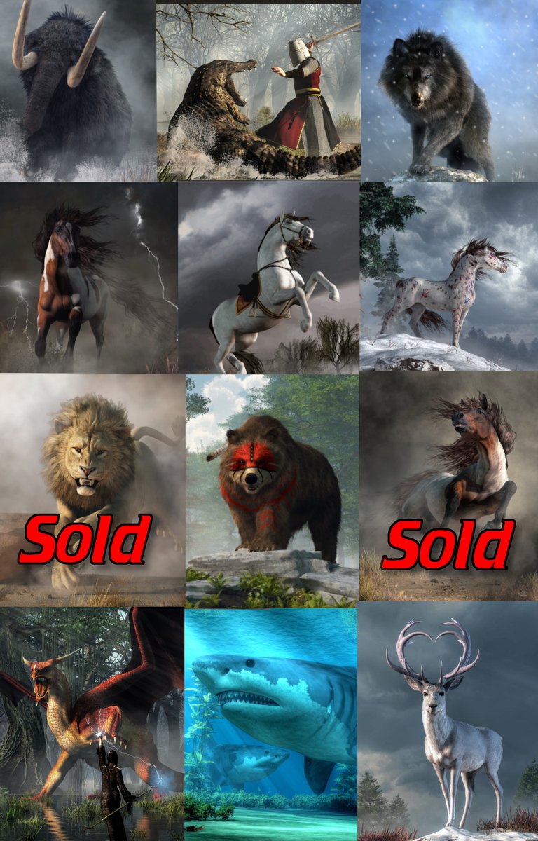 Daniel Eskridge (Fantasy/Western/Wildlife Artist) tweet media