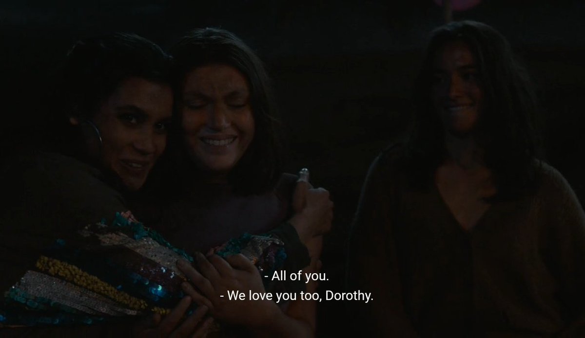 popmoneyhits's tweet photo. fatin going from "see this is why i dont get tight with girls" to caring for every single one of them bc they are family im not crying youre crying #TheWilds https://t.co/Y5Xxcu4hUh