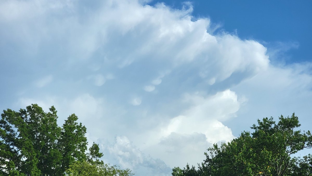 DriftingNoob's tweet photo. My first mammatus clouds https://t.co/0TbOZeKGvb