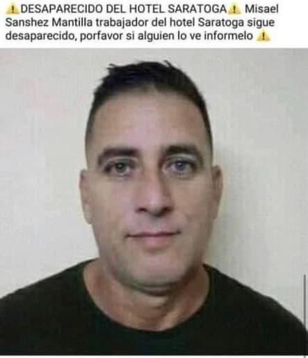 unguajirocubano's tweet photo. 1/4 - Publicaciones de familiares y amigos buscando noticias de sus seres queridos, desaparecidos en la explosión en el Hotel Saratoga. Muchos de ellos trabajadores del inmueble. Si tienen conocimiento llamen a estos números. https://t.co/GBsjHKD2Pb