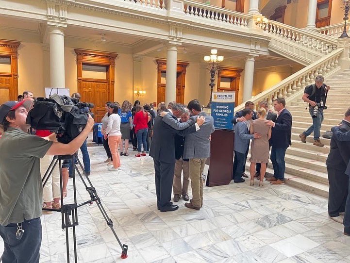JodyHiceGA's tweet photo. I was honored to speak at the Pro-Life Rally at the Georgia State Capitol today. I have been on the frontlines of the fight for Life for decades, and I am overwhelmed with thankfulness that we may soon see our prayers answered! https://t.co/RNs1IaNPEp