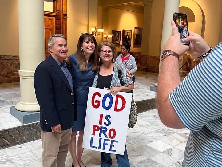 JodyHiceGA's tweet photo. I was honored to speak at the Pro-Life Rally at the Georgia State Capitol today. I have been on the frontlines of the fight for Life for decades, and I am overwhelmed with thankfulness that we may soon see our prayers answered! https://t.co/RNs1IaNPEp