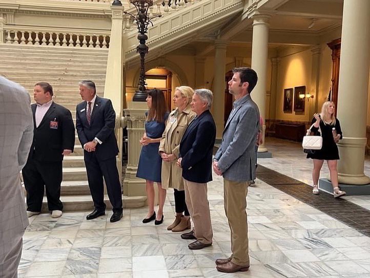 JodyHiceGA's tweet photo. I was honored to speak at the Pro-Life Rally at the Georgia State Capitol today. I have been on the frontlines of the fight for Life for decades, and I am overwhelmed with thankfulness that we may soon see our prayers answered! https://t.co/RNs1IaNPEp