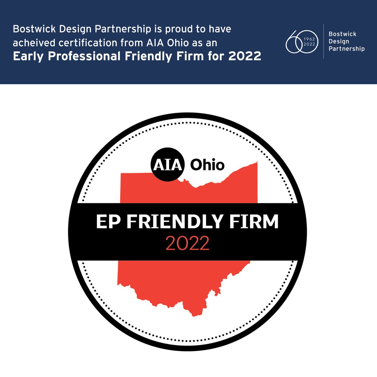 This new AIA Ohio program celebrates firms who offer exceptional support and opportunities for their early professionals. tinyurl.com/2aydkcbn