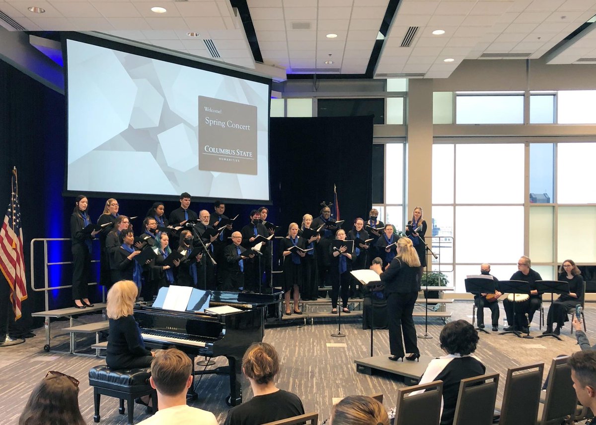 cscc_events's tweet photo. Chorus Columbus State recently performed their Spring Concert, featuring works by American composers Stephen C. Foster and Eric Whitacre. 

 #CStateProud #cscc #csccevents #CStateFamily https://t.co/AB1V9J4tpA