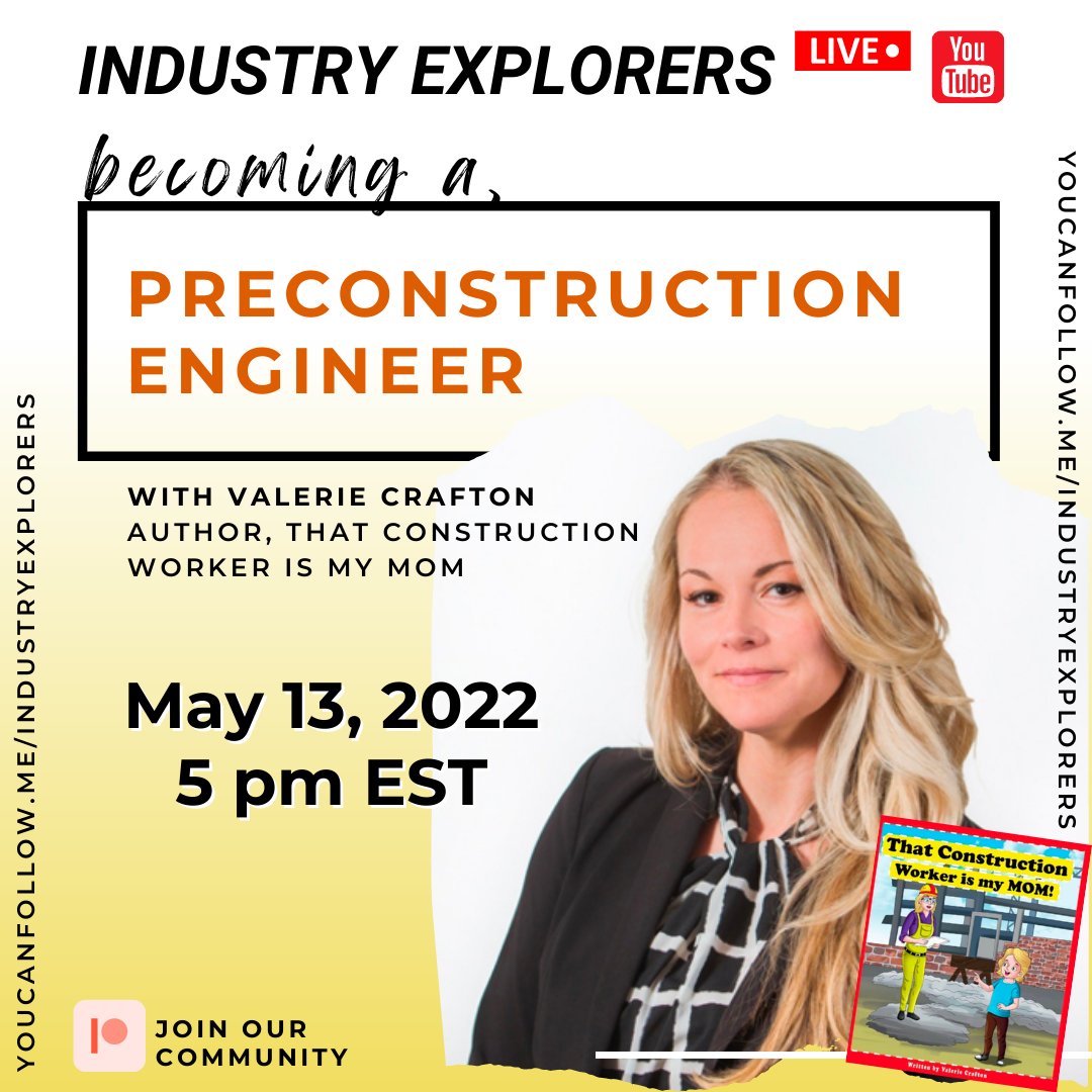LIVE on Industry Explorers
Don't miss it! ow.ly/ZNv250IASML

#industryexplorers #careergoals #careers #college #students #careeradvice #jobseekers #genz #millennials #millennial  #thatconstructionworkerismymom #construction #womeninconstruction #womenintech #womeninstem