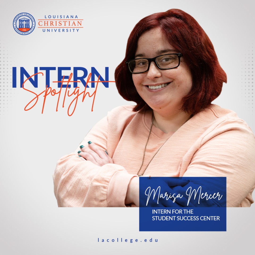 LC_University's tweet photo. #INTERNSPOTLIGHT Marisa is in our BSW program and currently interning with the LCU Student Success Center. We are thankful for this opportunity for her to get the hands-on experience in the field to which God has called her! #IAmCalled #PreparingGraduates #TransformingLives #ELI https://t.co/BVczzcqOsY