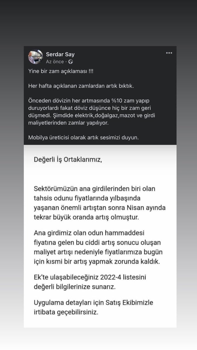 serdarrsay's tweet photo. Artık yeter üretici zorda anlayın artık…

Yetkililerden sesimizi duymasını istiyoruz. https://t.co/4Ee1hNdF5n
