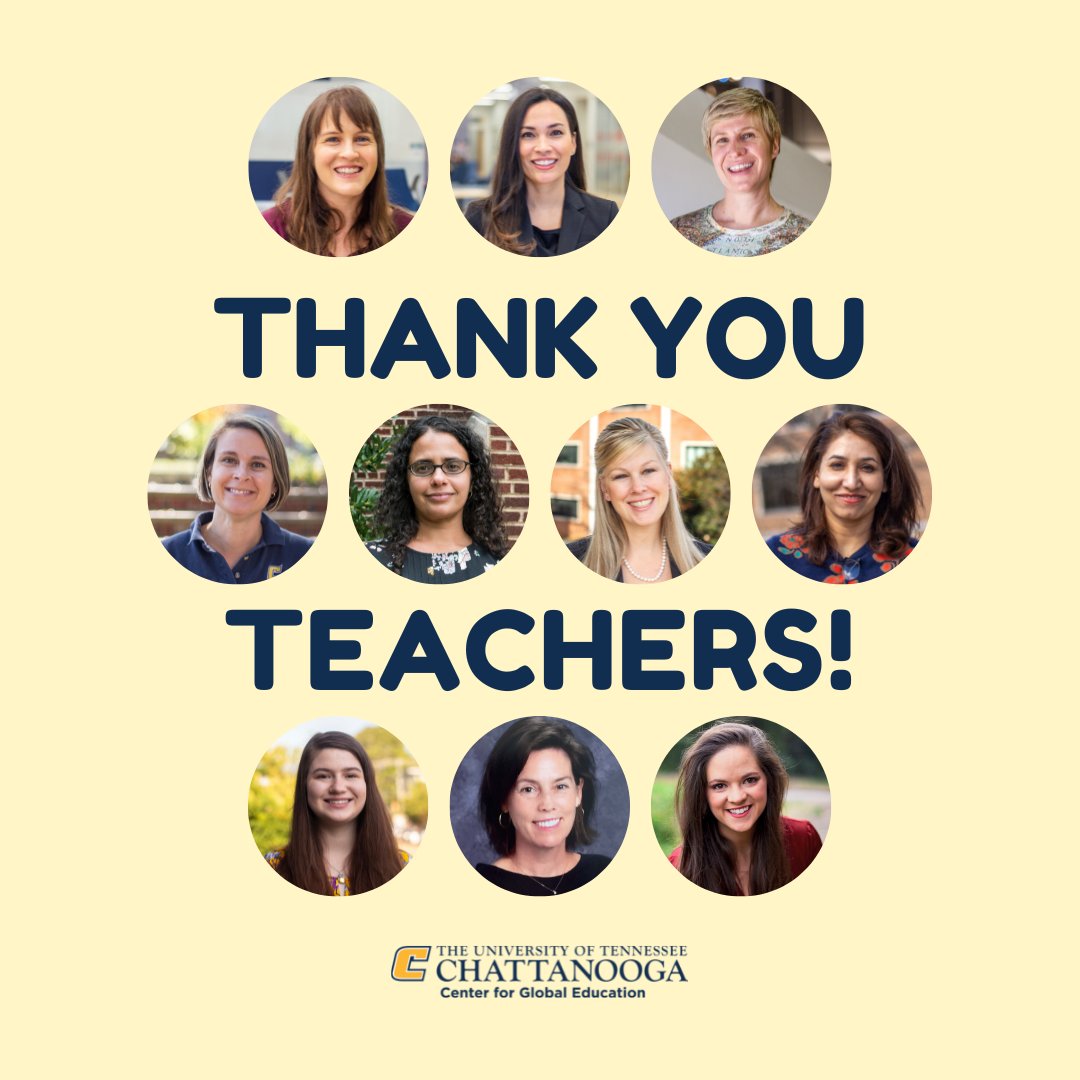 UTCGlobal's tweet photo. Happy Teacher Appreciation Week! Thank you to all of our wonderful ESL teachers for all the work you do. #UTCglobal #GlobalMocs #ESLteacher #ESLinstructor https://t.co/HHOMSsX1X4