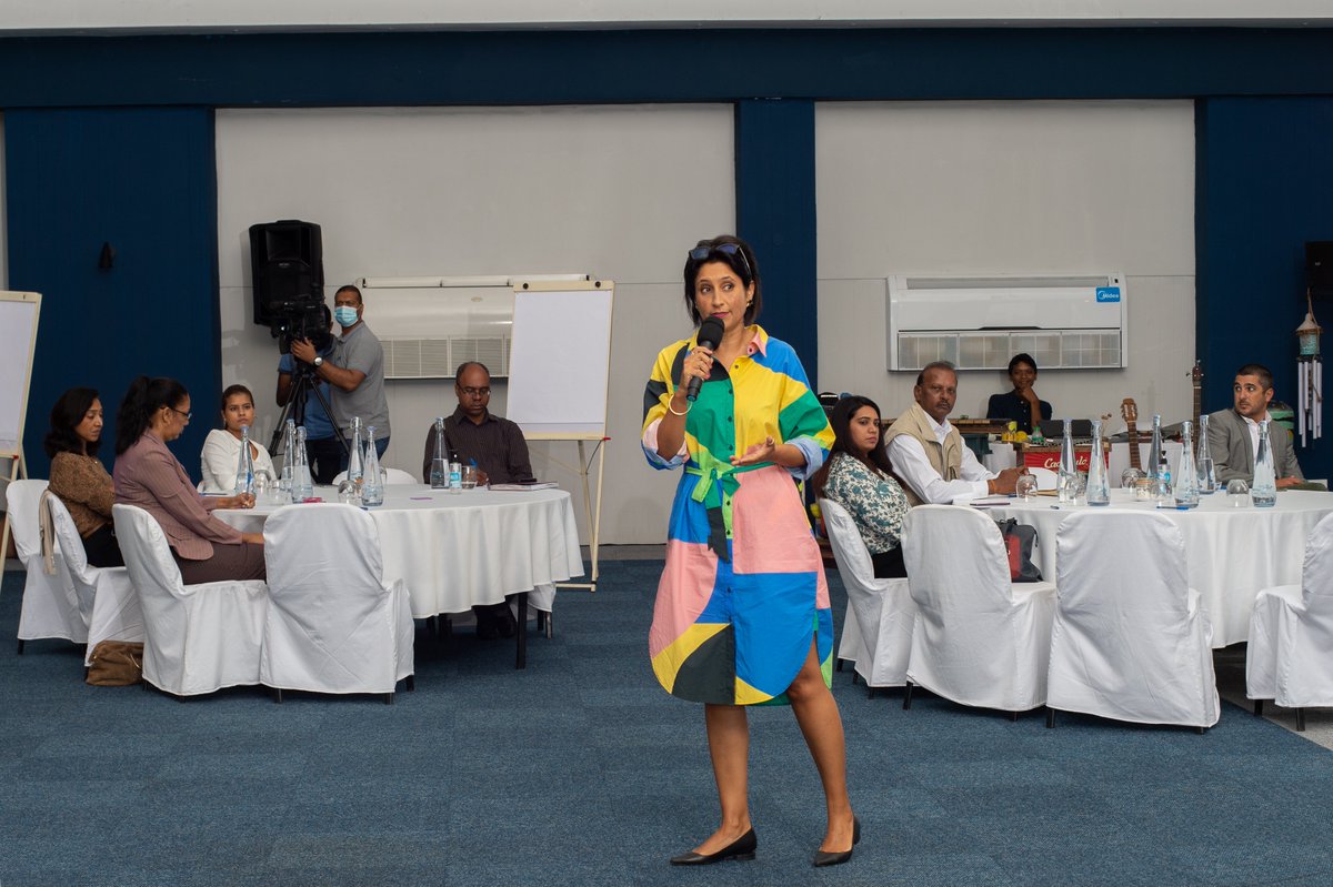 sus_island1's tweet photo. Sneak peek from today's session on Making Mauritius a Green Destination.
Thanks to all participants and collaborators for their fruitful insights.
#tourismauthority #sustainableislandmauritius #sustainabletourism #greendestination #workshop #EuropeanUnion #madeinmoris #ThePledge https://t.co/Pu6NxWhn95