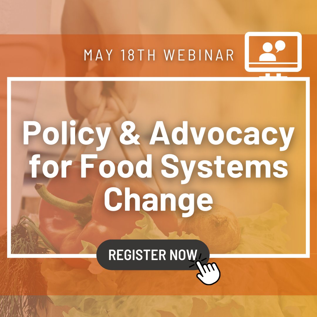 CommunityCommon's tweet photo. The @WallaceCenter #FSLNetwork invites you to the upcoming Policy and Advocacy for Food Systems Change: A Conversation with Seasoned Leaders panel discussion May 18, 2022 at 11AM Central!
Learn more and register here: https://t.co/PgL6uTKEtx
#FoodSystems #FoodPolicy https://t.co/1LPgakd8Ab