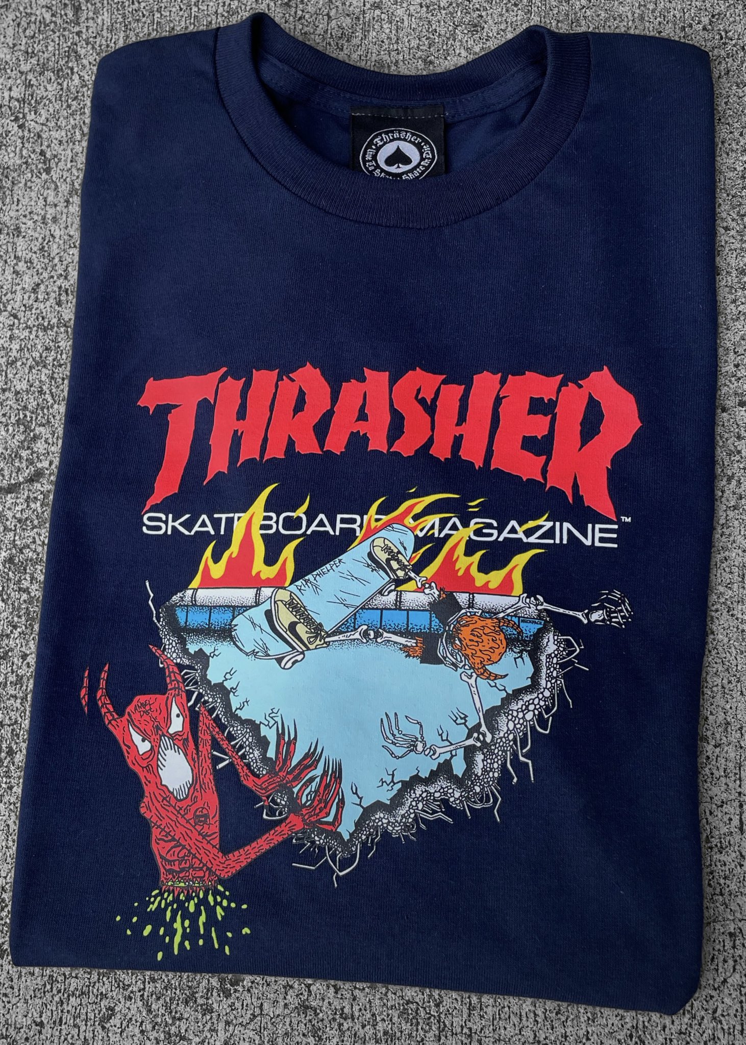 素敵でユニークな 80s thrasher スラッシャー ヴィンテージTシャツ