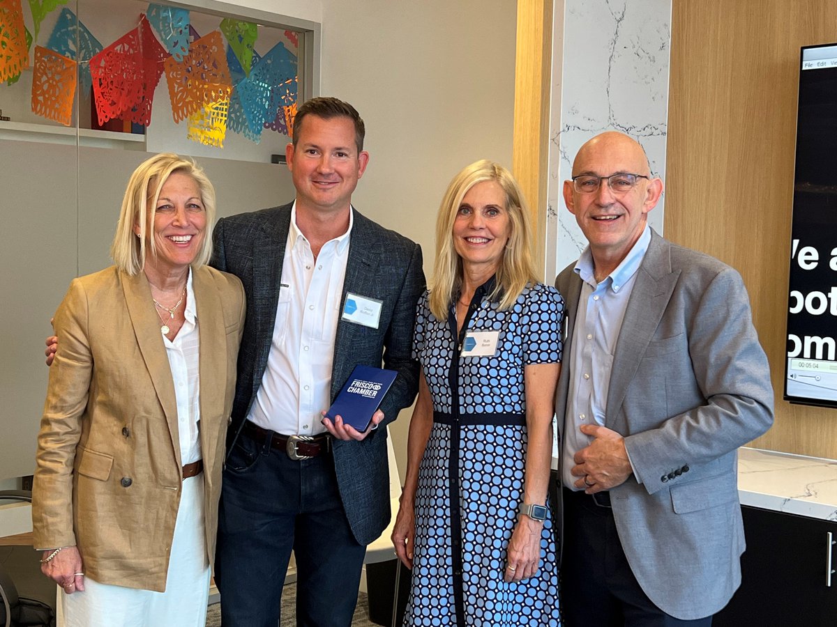 TPG would like to thank the <a href="/FriscoChamber/">Frisco Chamber of Commerce</a> ambassadors and Rudy Federico from The Franchise Consulting Company for attending our Open House event yesterday. We're honored to be a part of such a strong and welcoming community!  

#FriscoChamberOfCommerce #ThePointGroup