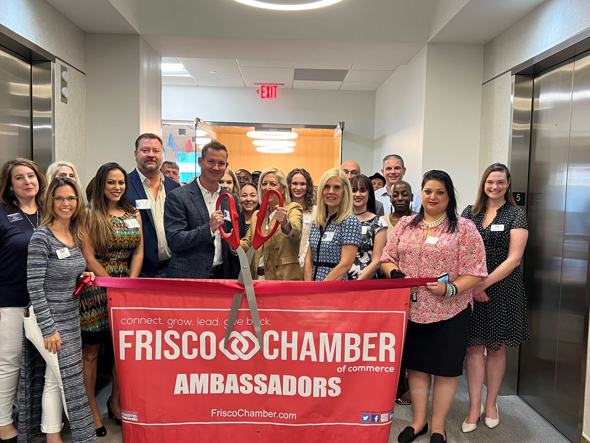 ThePointGroup's tweet photo. TPG would like to thank the @FriscoChamber ambassadors and Rudy Federico from The Franchise Consulting Company for attending our Open House event yesterday. We're honored to be a part of such a strong and welcoming community!  

#FriscoChamberOfCommerce #ThePointGroup https://t.co/djRelXJSjM