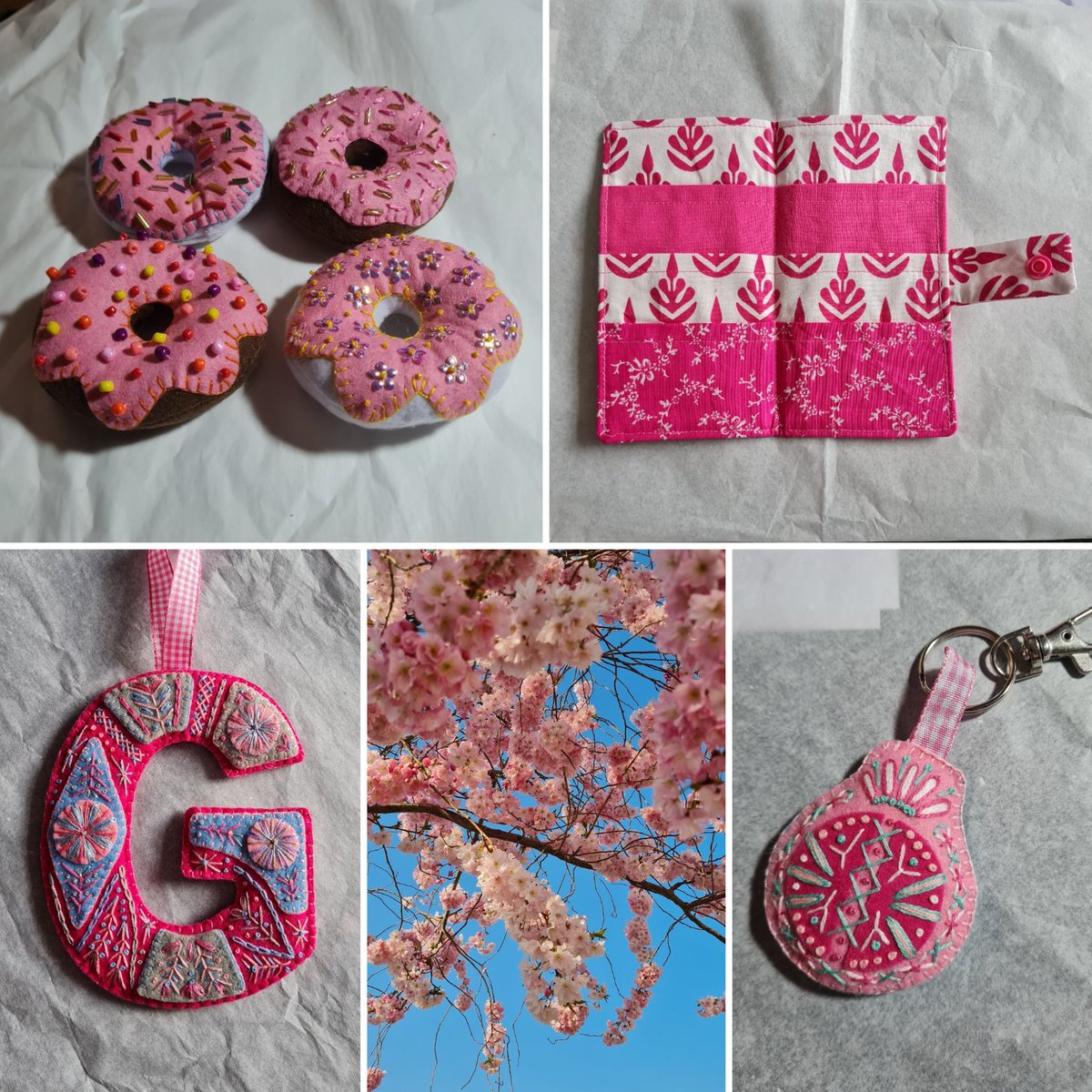 frockdolly's tweet photo. Friday night pinks...
#HandmadeEveryday #ColourChallenge https://t.co/BrrM9s7ip6