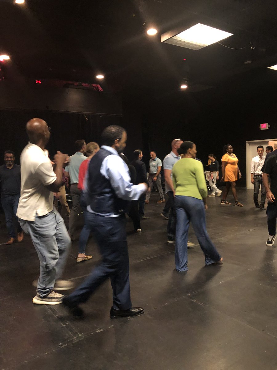 LeadershipHoust's tweet photo. Next stop- @CSzHouston! Thank you Benji Cooksey for leading Class XL through an interactive improv workshop! #LH40 #LeadershipHouston https://t.co/taAPqoTRTZ