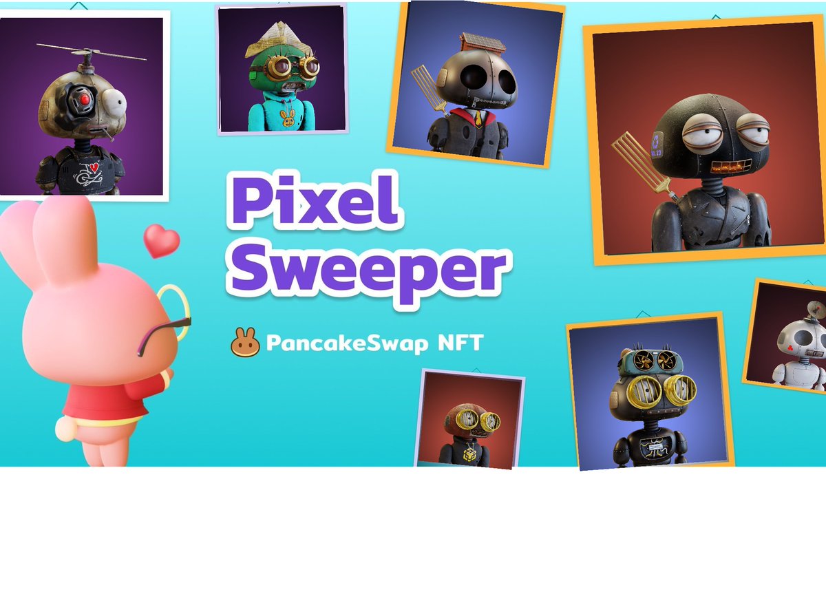 ciprian13_sb's tweet photo. @PixelSweeper @PancakeSwap It's not much but it's honest work. Love all of them
#SWPRgallery https://t.co/VkFjyKp09x