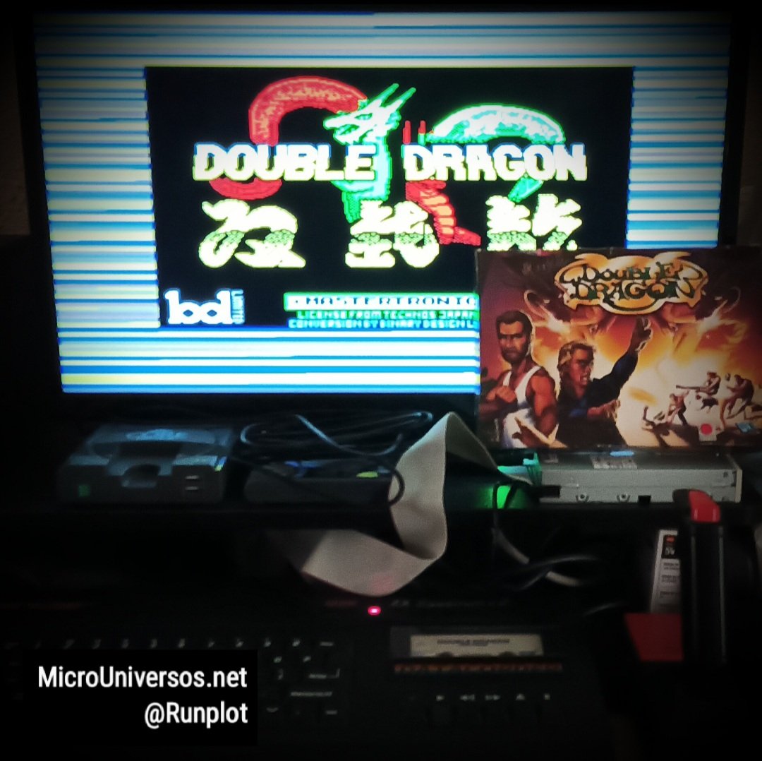 Runplot's tweet photo. Sesión de #Retrogaming con #DoubleDragon para #ZXSpectrum en su #ZXSpectrum40 aniversario !!!
#retrogames #retrogamer #gaming #Gamer #Nostalgia #Vintage #80s https://t.co/GPsFUk2hkU