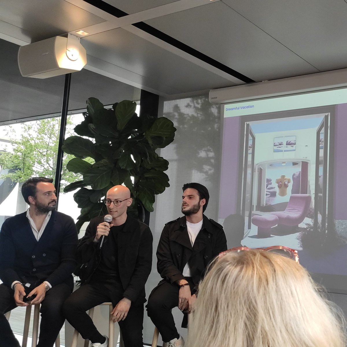 3ddFactory's tweet photo. Yesterday at Isola Press Conference we introduced our upcoming phygital exhibition ‘Dreamful Vacation’ 🔜🚀

#milandesignweek https://t.co/BmnsG2PWSH