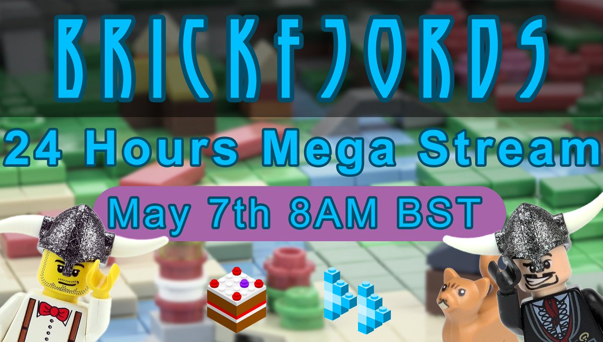 The return of the Vikings! We set sail together with @BrickBakery in 15 minutes for our 24h MegaStream! Join us for lots of fun and shenanigans and guests! 

youtu.be/-0CHJa9l5fw