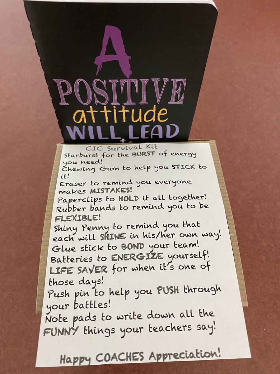MsAWilliams's tweet photo. Thank you @but1st_Literacy for the CIC Survival Kit! https://t.co/A2TIQwWFNP