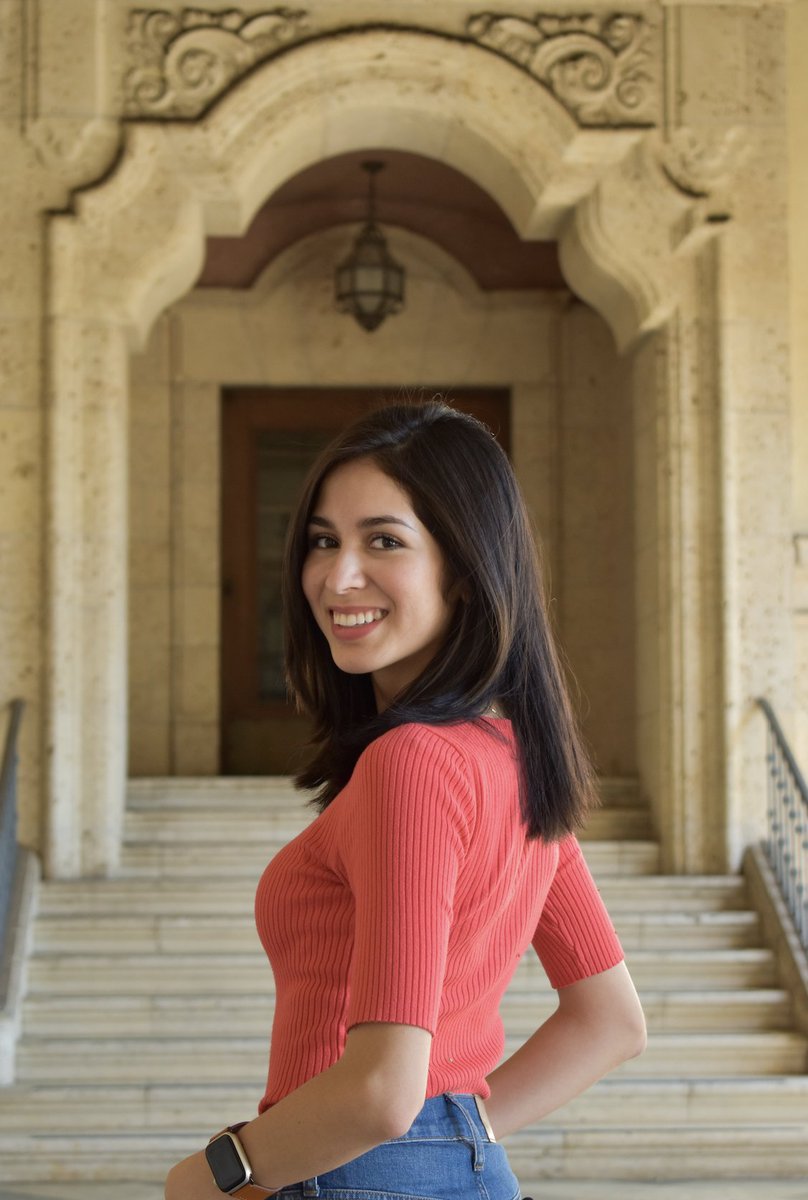 UT_Rapoport's tweet photo. We'd like to spotlight our amazing Rapoport Scholar Celia Perez! She is a third-year Economics major from Laredo, TX. During her time at UT, Celia has been an officer for Longhorn French Society and Texas Business Law Association. This leader is going to change the world! #UT https://t.co/NrnH88XuKJ