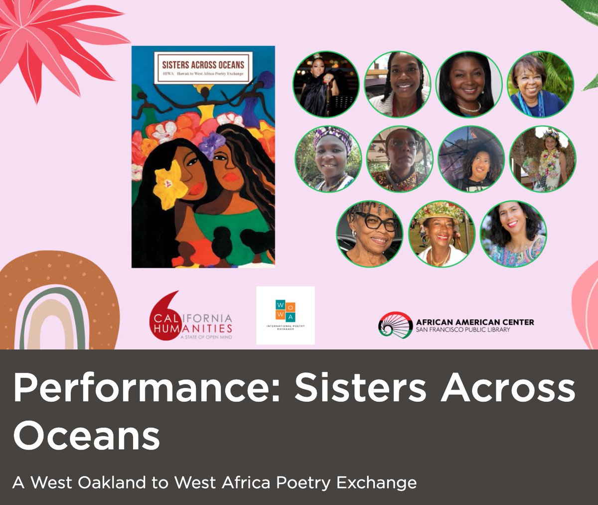 #SFPL @shufflenetwork Powerful women share stories and poetry from Hawaii to Ghana