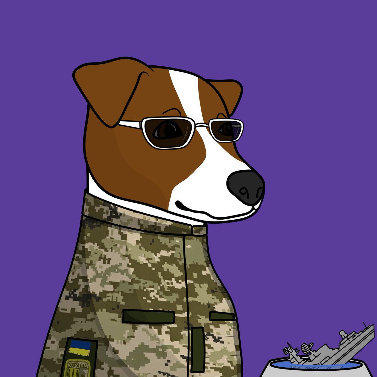 StopWarDog's tweet photo. Russian warship, go fuck yourself!
#stopwardog #Russianwarship #nftdogs #nftnews #nft2022 #nftart https://t.co/kpRKctiaBf
