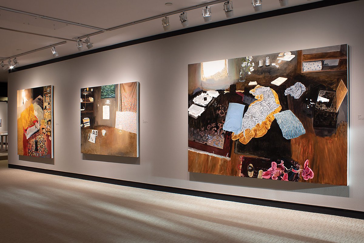 mcacgallery's tweet photo. "She gives us a world richly inhabited" writes Ruth Jones in the Toronto Star. "Even without human figures, human traces are everywhere." Don't miss the final weekend to see Margaux Williamson's acclaimed exhibition Interiors. https://t.co/sVjXWm6oi6