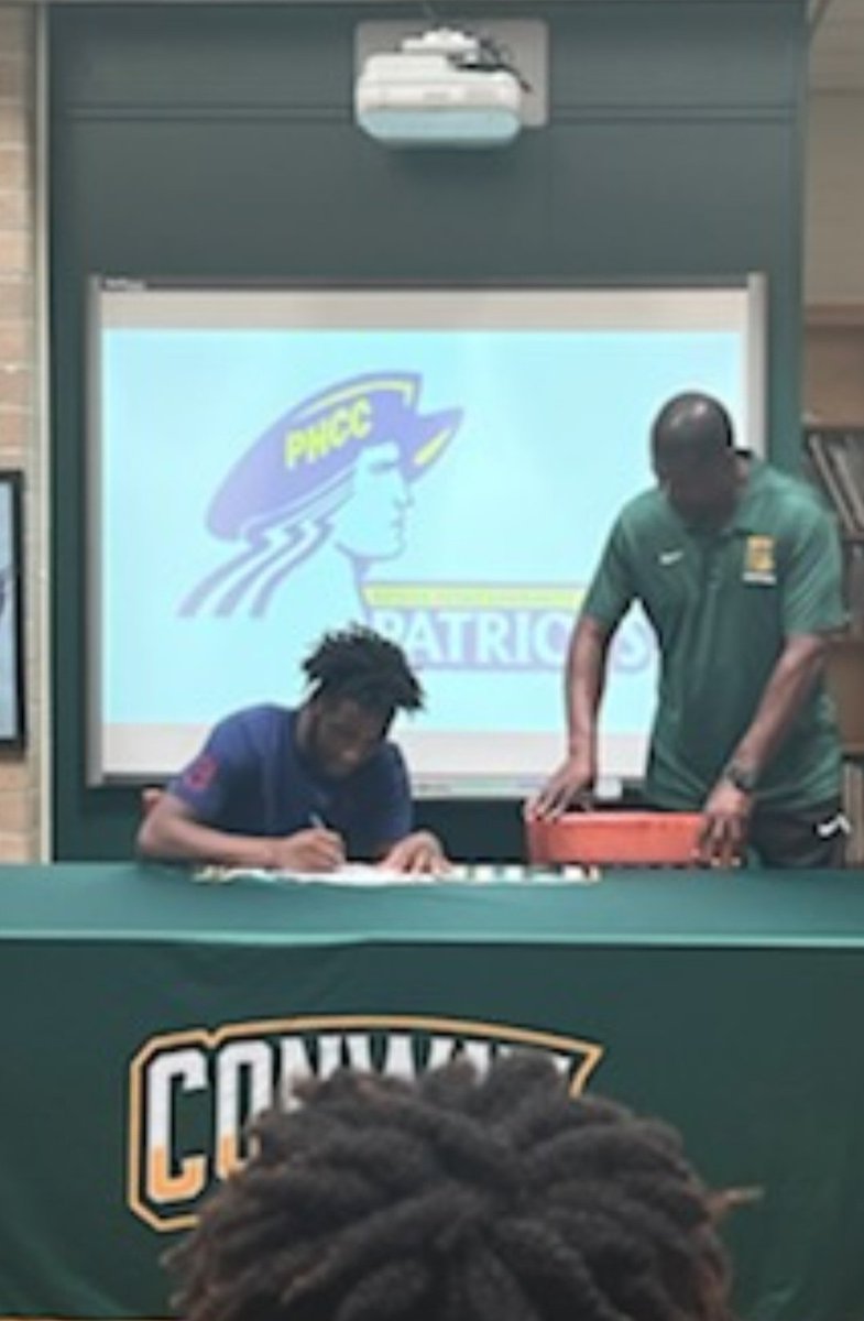 CwayBoysHoops's tweet photo. @ElijahHuffman6 made it official today and committed to @CoachMayshack &amp; @PHCCAthletics. He will be missed. Good luck EJ. We're all proud of you. https://t.co/ih0G6jdq7D
