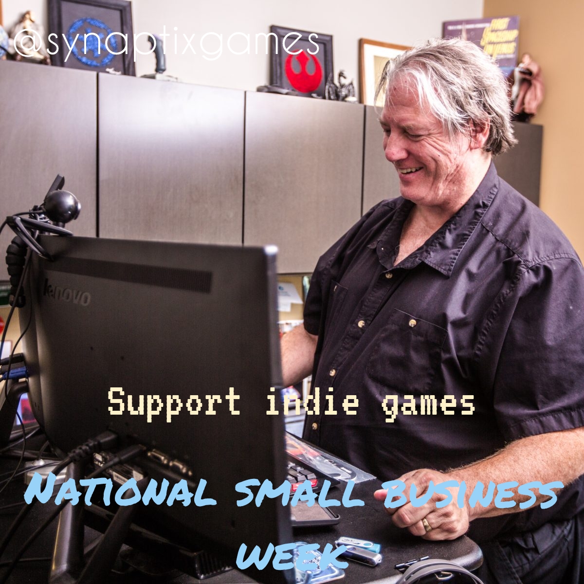 synaptixgames's tweet photo. Support small business this week and buy from indie game studios! We work hard for you! #nationalsmallbusinessweek #indidev #gamedev #smallbiz #Independentstudio #buyindiedev https://t.co/jzkwUMkAJZ