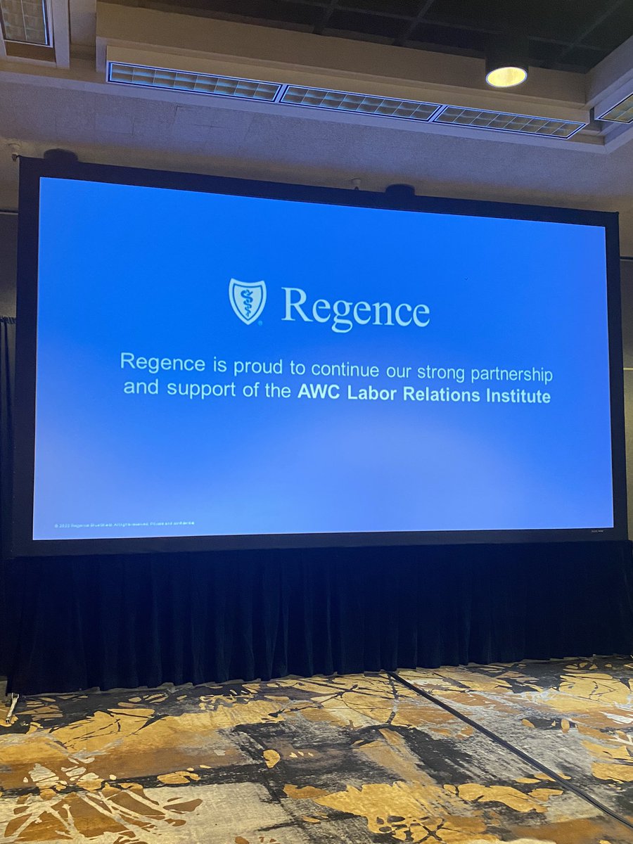 EileenLWalker's tweet photo. Back in person for the annual @AWCities Labor Relations Institute in Yakima, WA! @RegenceWA is proud to support this premier training event for public sector employers across WA State! https://t.co/z2bVl0sAUq